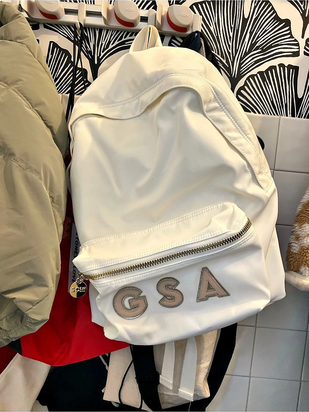 Stoney Clover Lane Classic Backpack White GSA